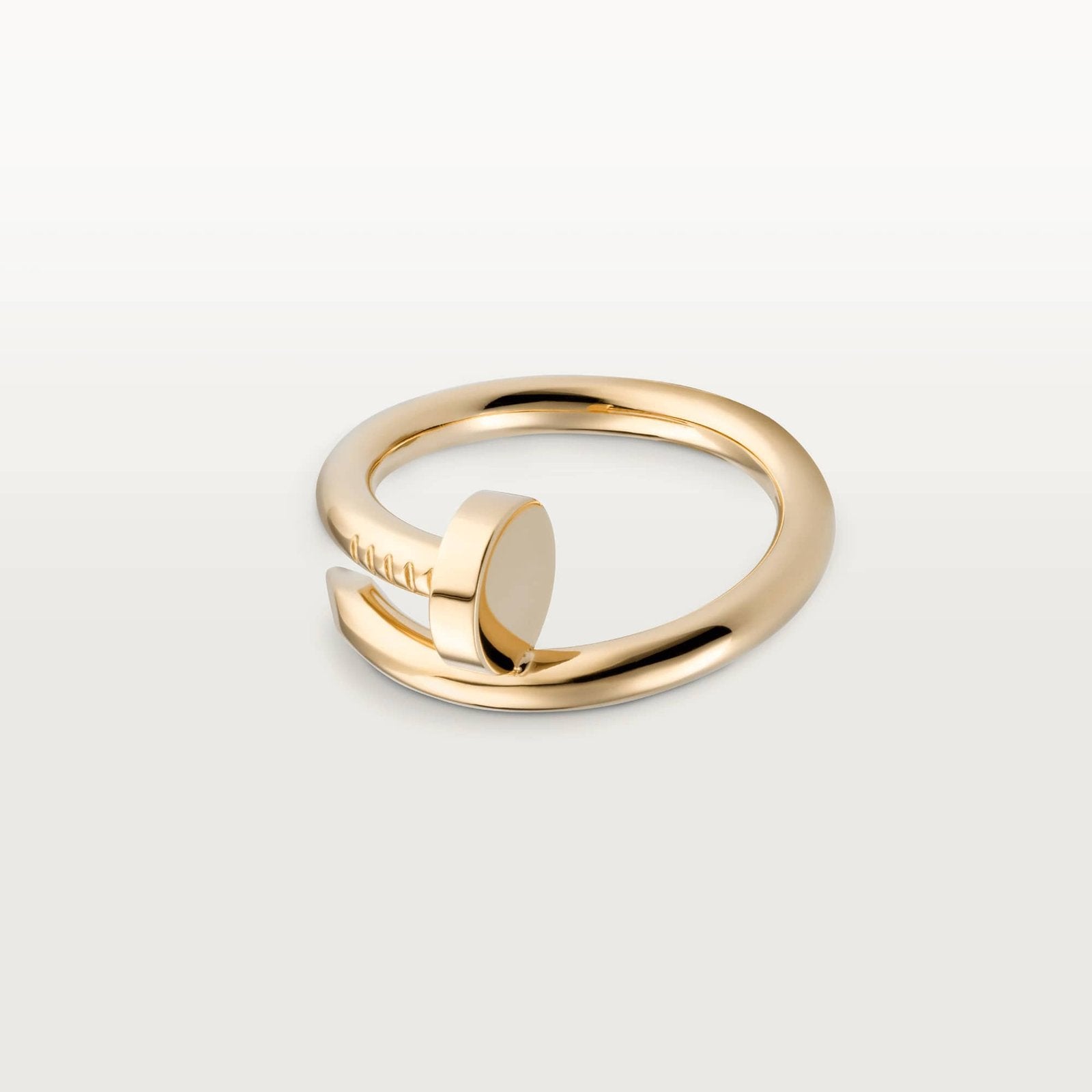 Nail Open Ring · 18K Gold Plated · V Gold · Minimalist Design