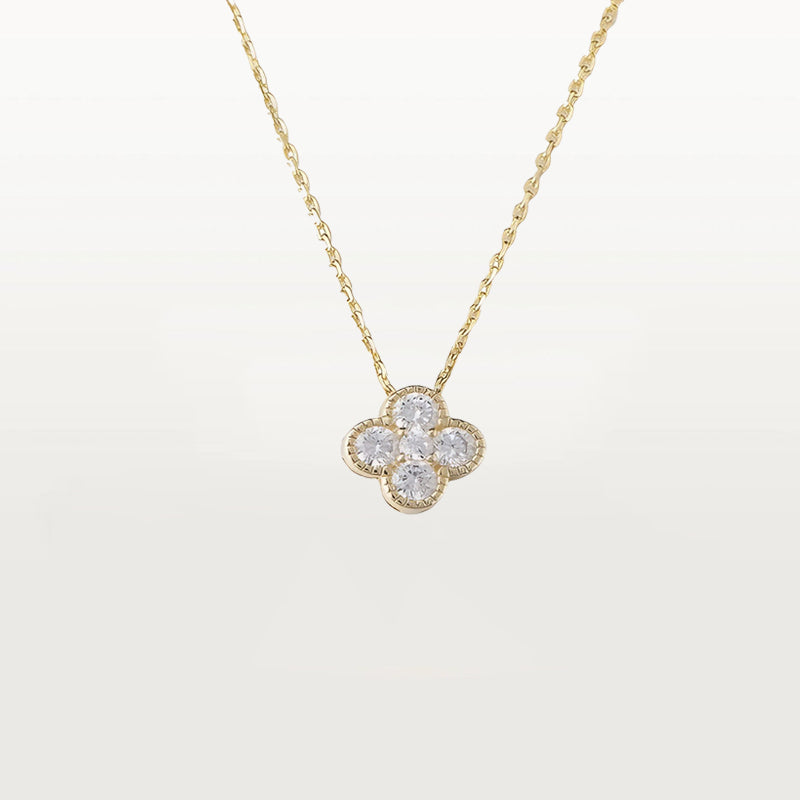Gold Clover Necklace