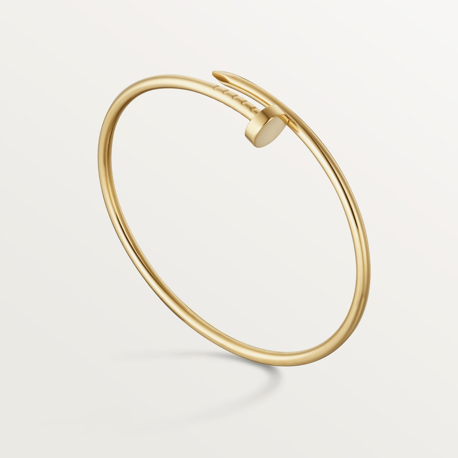 Gold-Plated Slim Open Bangle | 2.5mm