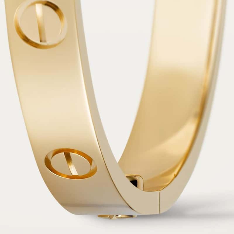 Gold-Plated CZ Minimal Bangle Bracelet (0.24″)