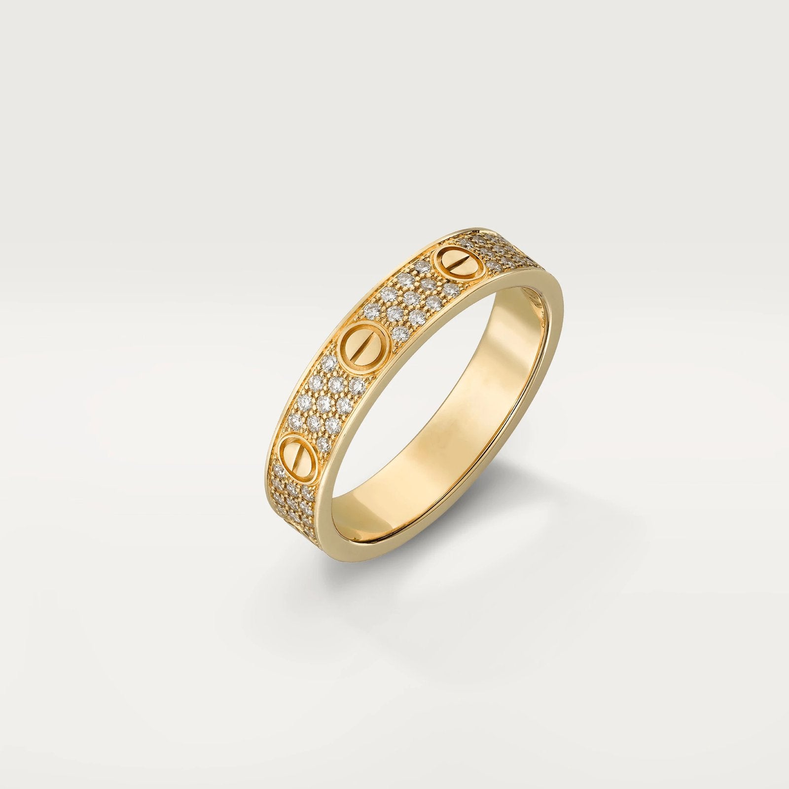 Gold-Plated CZ Band Ring (4mm)