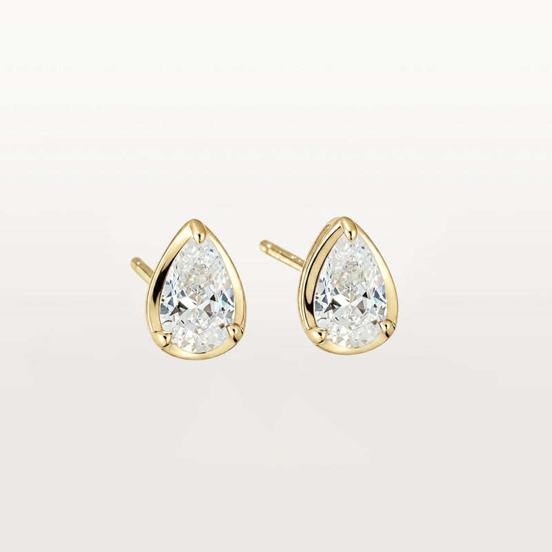 Gold Teardrop Earring